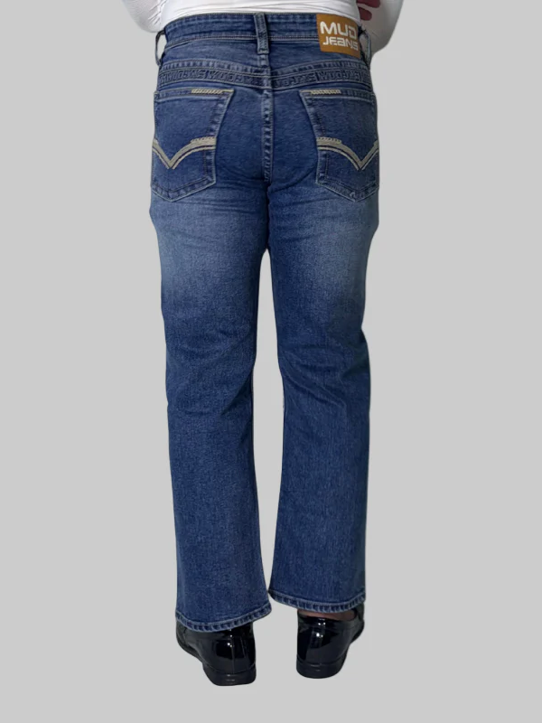 DRAPE Wide Bottom Jeans #WB1
