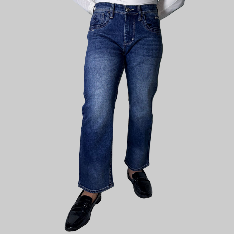 DRAPE Wide Bottom Jeans #WB1