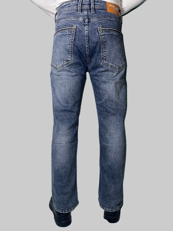 MUD JNS LABEL Wide Bottom Jeans #WB9