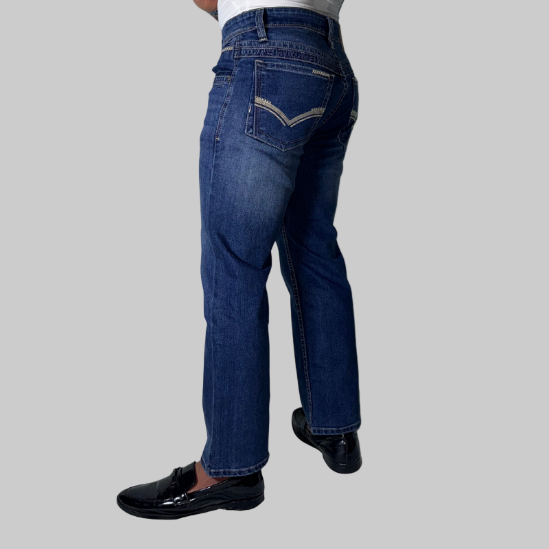 DRAPE Wide Bottom Jeans #WB1
