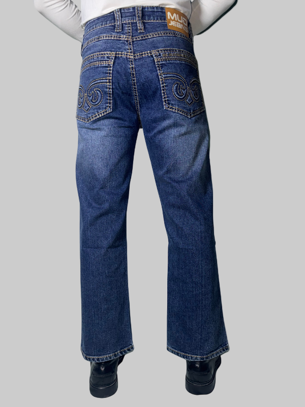 MUD JNS RETRO Wide Bottom Jeans #WB10