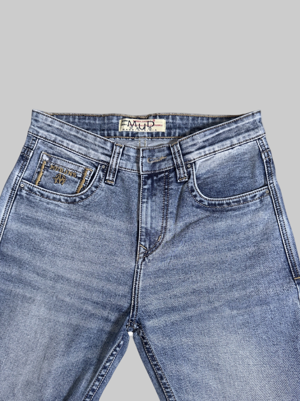 MUD JNS FROZEN Wide Bottom Jeans #WB6