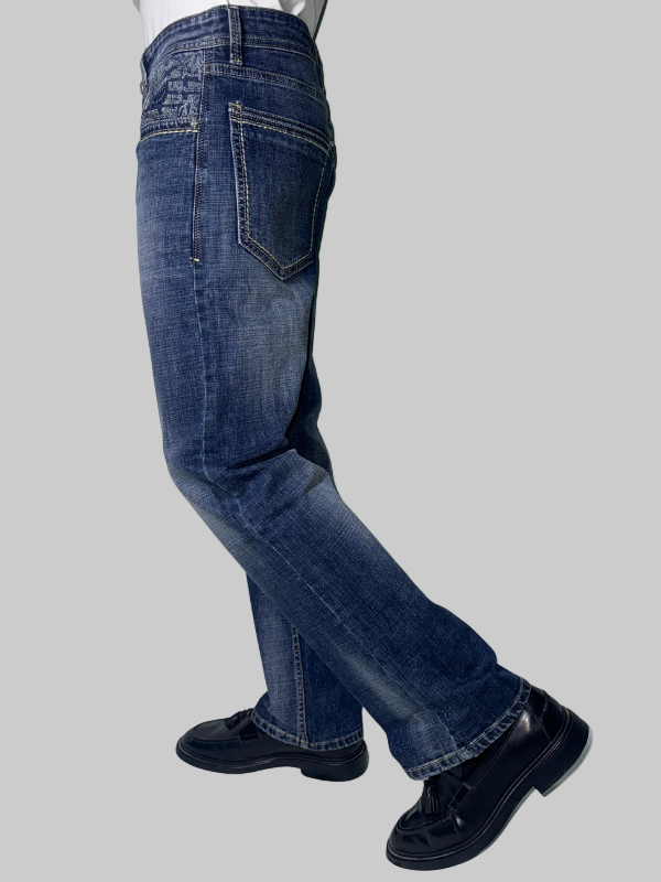 MUD JNS LABEL Wide Bottom Jeans #WB9